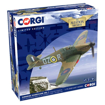 Corgi Dog Boy AA27601 1 72 Hawk Hurricane MKI Owen Smith Driving October 1940