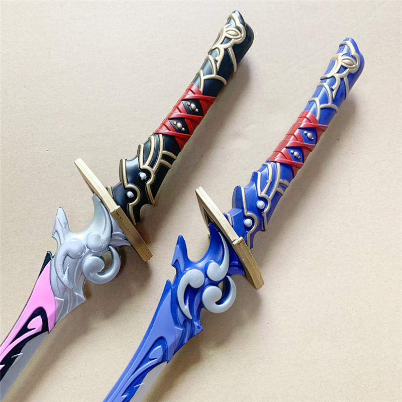 雷电将军无想一刀奶香刀PU材质COS道具开箱!手残党也能拥有的神之刃?_COSPLAY配件_淘宝游戏网
