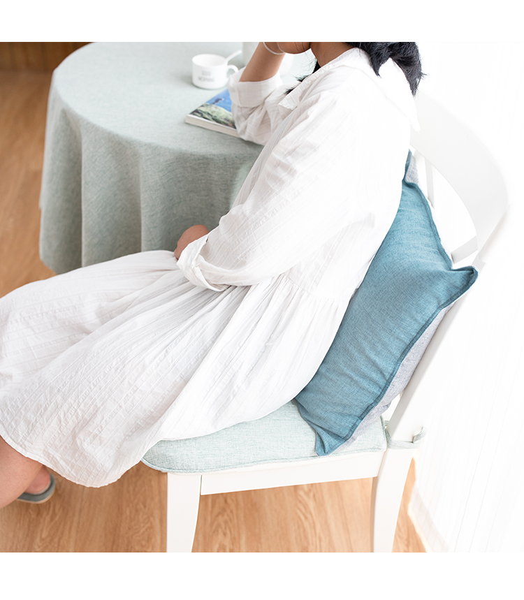 Bắc Âu cotton và lanh đơn giản rắn màu vàng gối đệm chanh vàng xanh sofa phòng khách gối tựa lưng giường - Trở lại đệm / Bolsters gối tựa lưng sofa