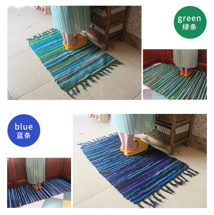 Xin màu cuộc sống sàn vải mat bàn cà phê mat phòng ngủ mat chống trượt thấm nhà bếp sàn mat cửa mat chân giường mat thảm trải cầu thang