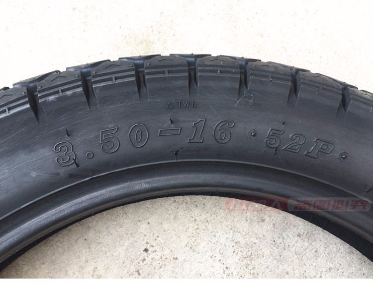 Lốp xe mới ban đầu 3.50-16 xe máy chống trượt chịu mài mòn 350-16 Hoàng tử lốp xe phía sau xuyên quốc gia bên trong và bên ngoài lốp lốp xe máy hà nội