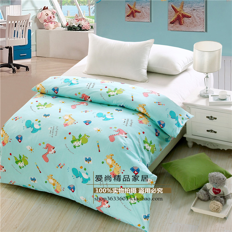 60 trẻ em bông quilt cover mảnh duy nhất mẫu giáo bé bé bông quilt cover 1.2 * 1.5 * 2 mét có thể được tùy chỉnh