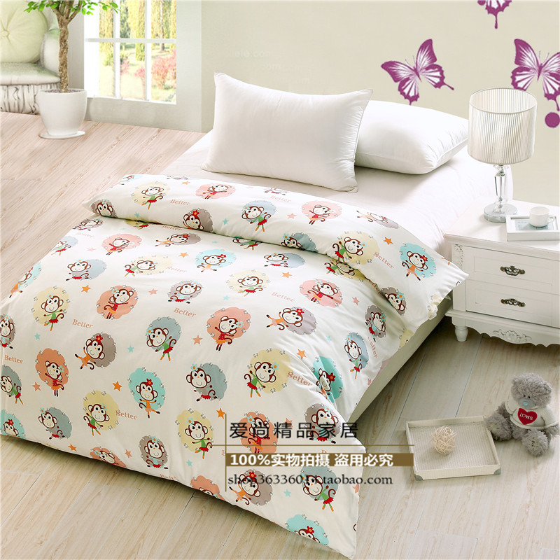 60 trẻ em bông quilt cover mảnh duy nhất mẫu giáo bé bé bông quilt cover 1.2 * 1.5 * 2 mét có thể được tùy chỉnh