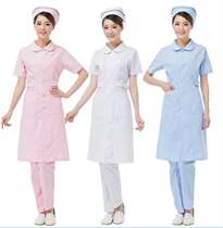 Nurse clothes White coat long and short sleeves female doctor work clothes Laboratory Student beauty salon nurse isolation clothes