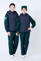 Down jacket nurse vest coat doctor cotton-padded clothing cold duty cotton-padded clothing 120 first aid men and women