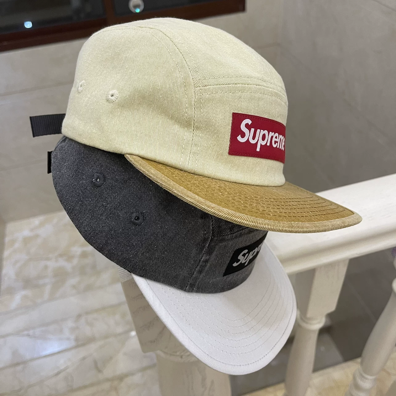 [ 24SS ПИГМЕНТ 2-ТОН CAMP CAP водостойкая потертая кепка для кемпинга]