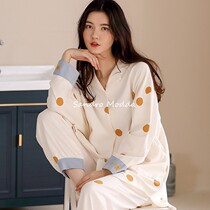 Sandro Modda method casual home conserved women early autumn full cotton long sleeves loose can be worn out of thin pyjamas