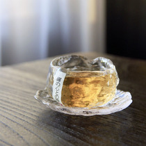 Japanese frozen glass glass cup Master Cup ancient method glass tea cup creative product Tea Cup home retro first snow single Cup