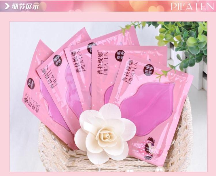 20 viên nén Collagen Crystal Nourishing Lip Mask Mặt đỏ ướt và tẩy tế bào chết cho môi dưỡng môi vaseline hồng