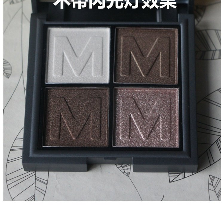 Chính hãng MYBOON Bốn màu Mousse Eyeshadow Bốn màu Eye Shadow Pan Trang điểm mắt màu nude Màu trái đất Màu rượu lê Pearlescent Red Eye Makeup - Bóng mắt bảng mắt merzy