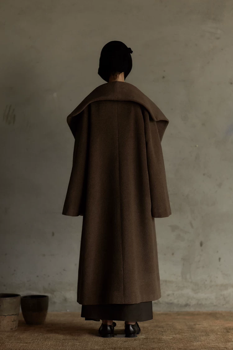 Дизайн Миуры 2020 Лёгкая Шуба anti rods LLAMA Treasure Ancient Brown Retro Coat