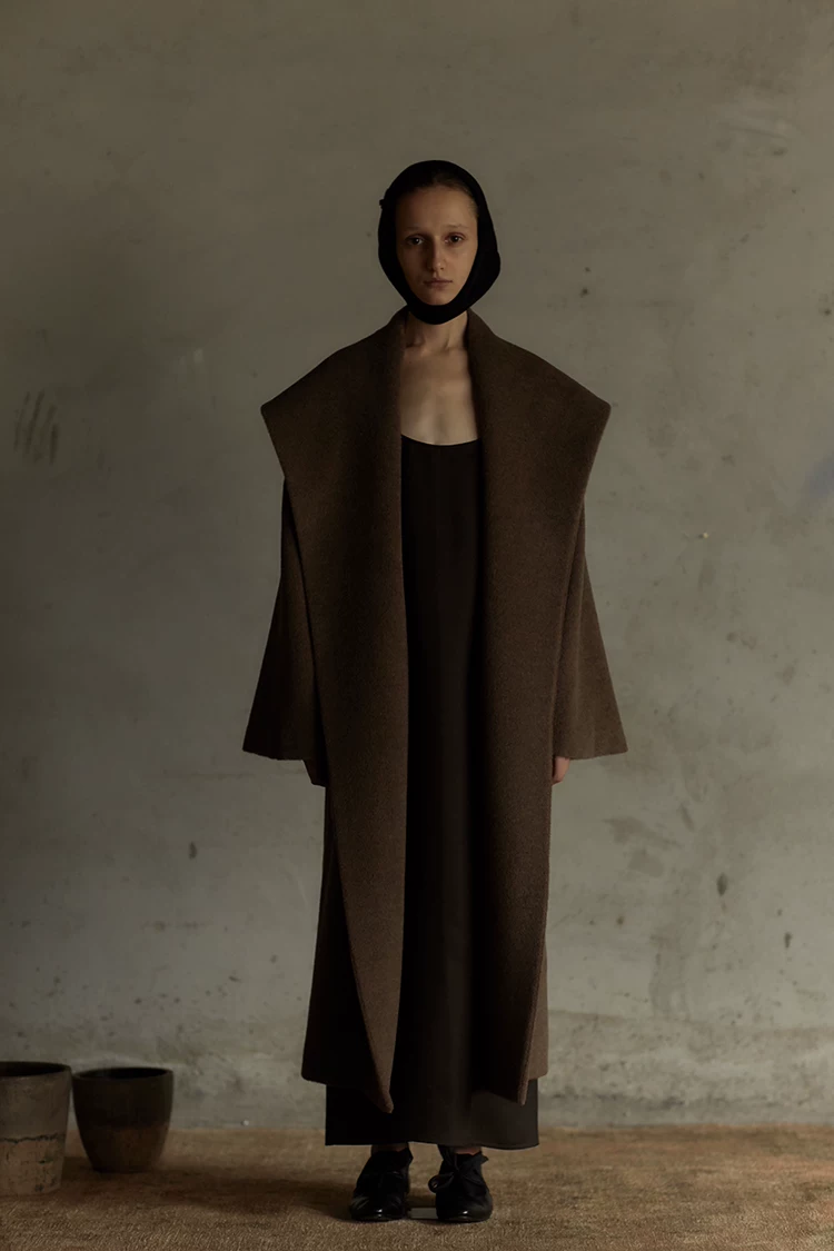 Дизайн Миуры 2020 Лёгкая Шуба anti rods LLAMA Treasure Ancient Brown Retro Coat