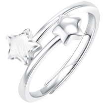 CRD Ke Laidi PT950 platinum star live mouth womens ring adjustable proposal engagement womens platinum ring gift