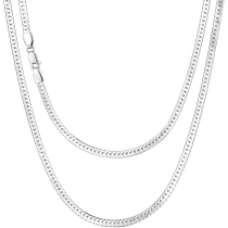 CRD PT950 platinum snake bone chain platinum chain clavicle chain womens simple neckwear official