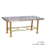 Резное прямоугольное обеденное стол