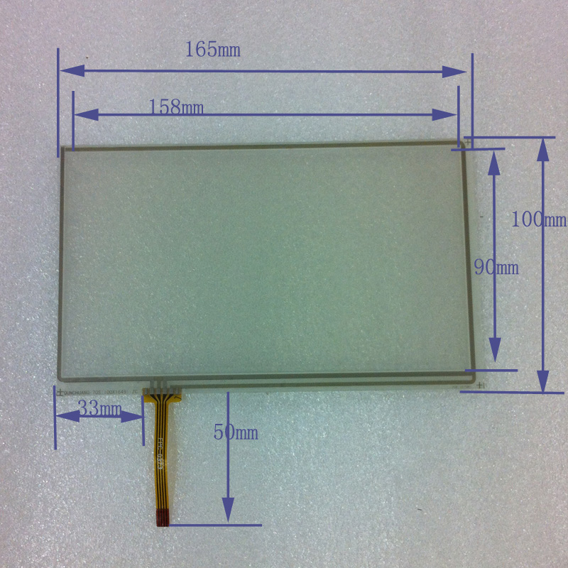 7-inch resistance touch external screen handwriting screen 165 * 100 E road navigation road brisk GPS navigation universal touch-Taobao