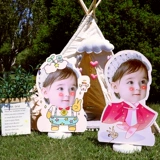 День рождения ребенка на день рождения -Сделайте KT Board Детскую аватар, полнолуние, исправление бренда, декорирование, девочка, сцена, 100 -дневная аранжировка