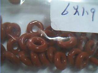 6 * 2 6x2 high temperature resistant corrosion good elastic red silicone seal O-ring outer diameter 6 inner diameter 2 wire diameter 2 mm