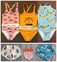 2019 new Pinkins pops Banana Sun Child Girl Boy Boy Conjoined Swimsuit