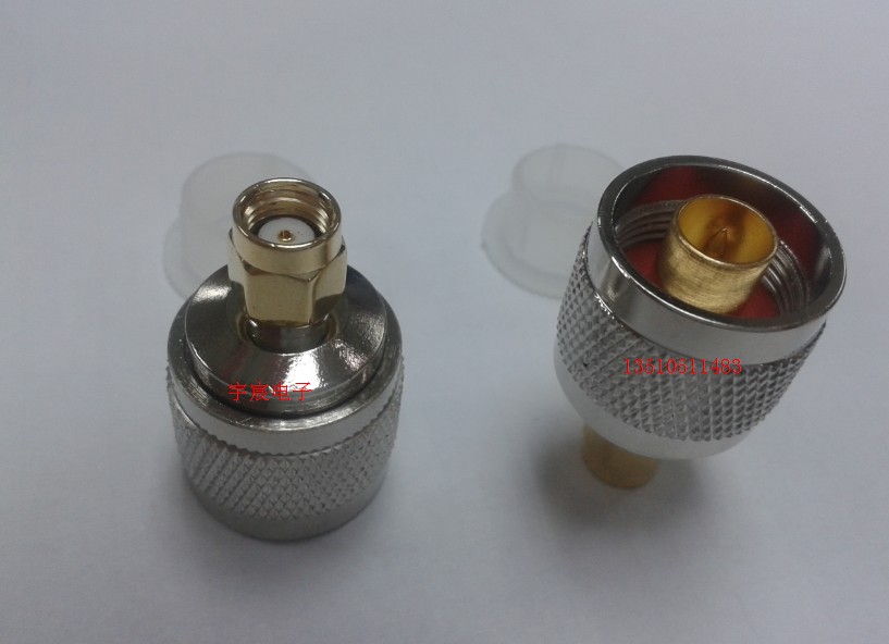 RP-SMA N-JJ Radio Frequency coaxial connector RP-SMA-J N-J SMA public hole transits N-high frequency AP test