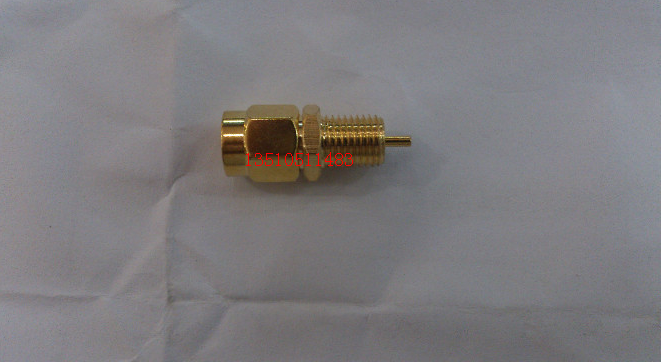 High frequency Radio Frequency SMA male head SMA male threaded with upper screw spacer SMA with threaded coaxial signal head