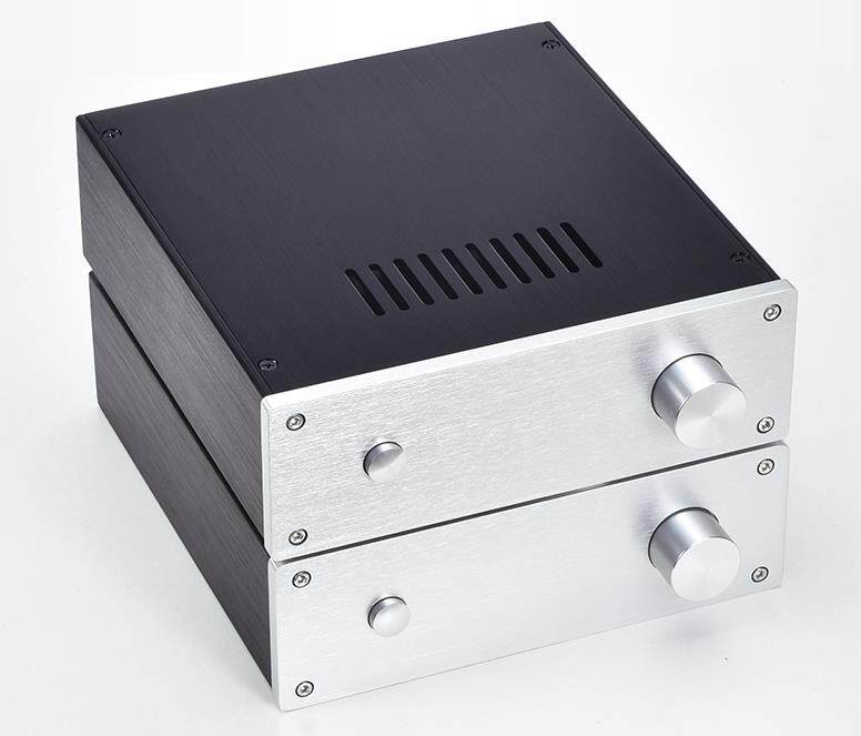 2207 Aluminum Preamp Chassis Headphone Case Power Amplifier Enclosure DAC Box