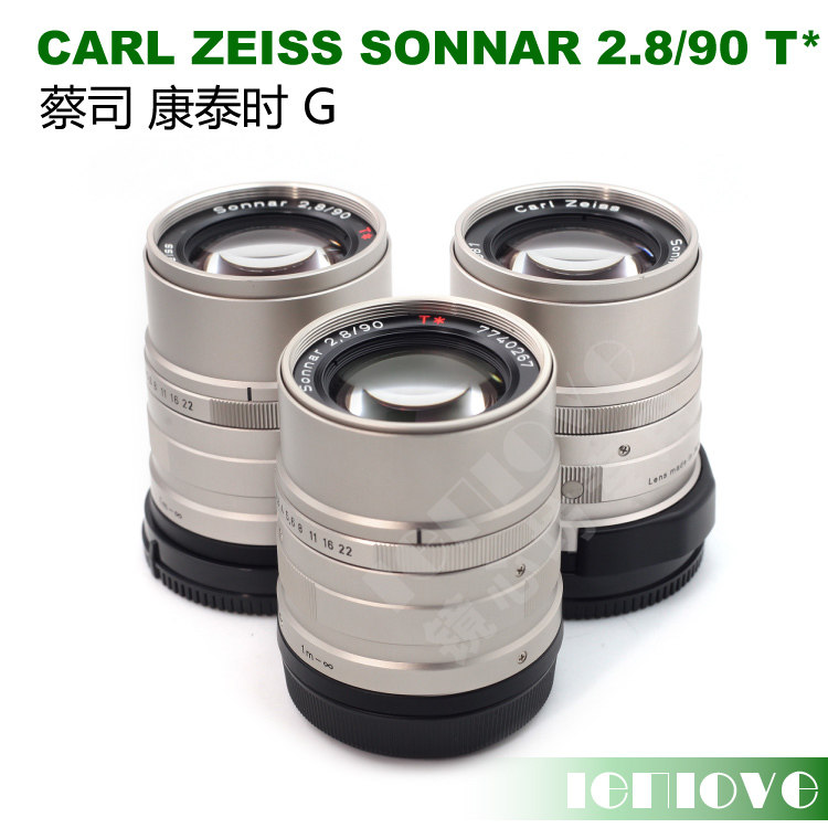 G90 2 8 contax T* sonnar Contex G1G2 fuselage lenses f2 8 90mm mirror hearts workshop