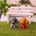 Chó trang trí siêu nhỏ dễ thương Teddy puppy búp bê bức tượng trang trí vi cảnh thịt trong chậu trang trí máy tính để bàn đồ trang trí dcor giá rẻ Trang trí nội thất