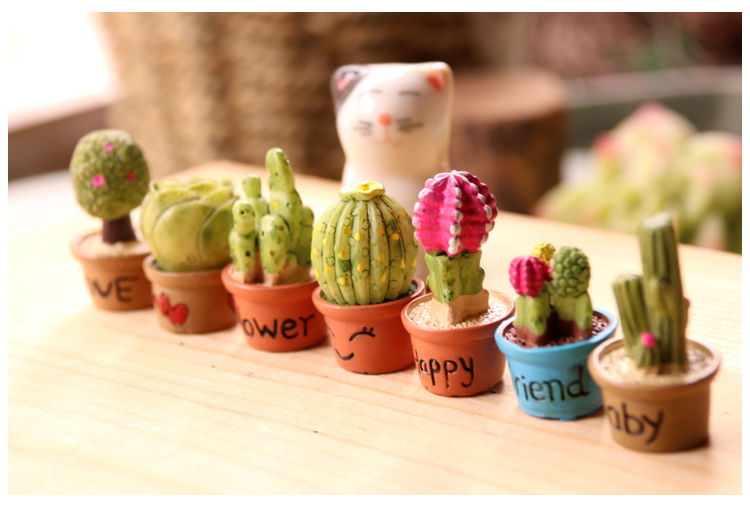 Siêu mini bonsai đồ trang trí nhựa xương rồng chậu mô hình thịt hoa nồi tự làm vật liệu trang trí máy tính để bàn đồ dcor