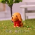Puppy búp bê đồ trang trí Dễ thương phim hoạt hình dài tai khăn pug con chó bức tượng máy tính để bàn trong chậu trang trí bánh vật dụng dcor phòng ngủ Trang trí nội thất
