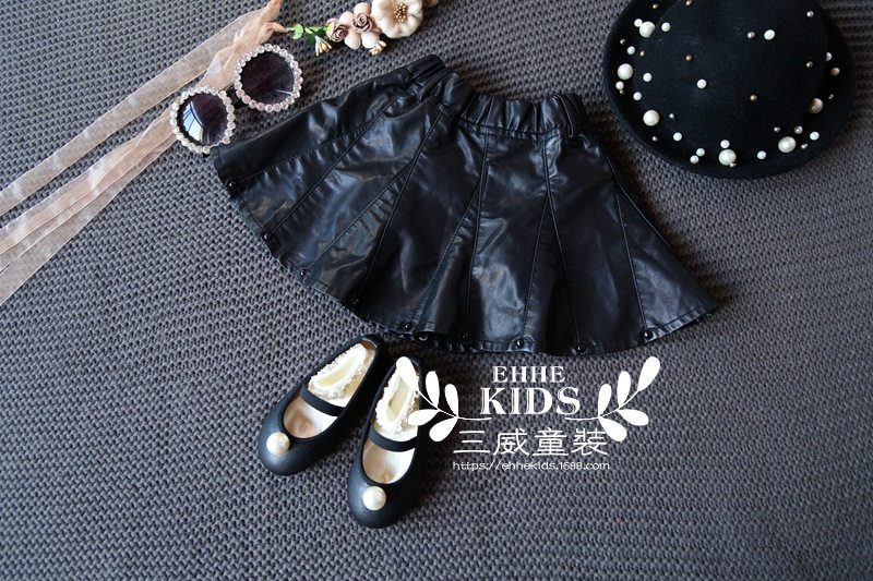 Jupe pour fille EHHE en cuir - Ref 2050432 Image 6