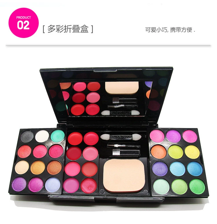 Trang Điểm chính hãng Hộp Bột Trang Điểm Pan 39 Màu Trang Điểm Set Complete Set Bột Bánh Son Môi Blush Eye Shadow Ánh Sáng Ngọc Trai phấn mắt coco venus