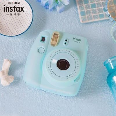 Fuji-Standing Polaroid Camera Mini11 Male and Female Students Cute Film Point-and-Shoot Camera 8 9 Package With Photo Paper Included