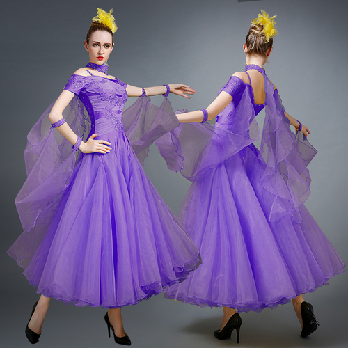 Competition ballroom dance dress for women Waltz modern dance performance costume performance costume competition Costume National Standard Dance Skirt dress