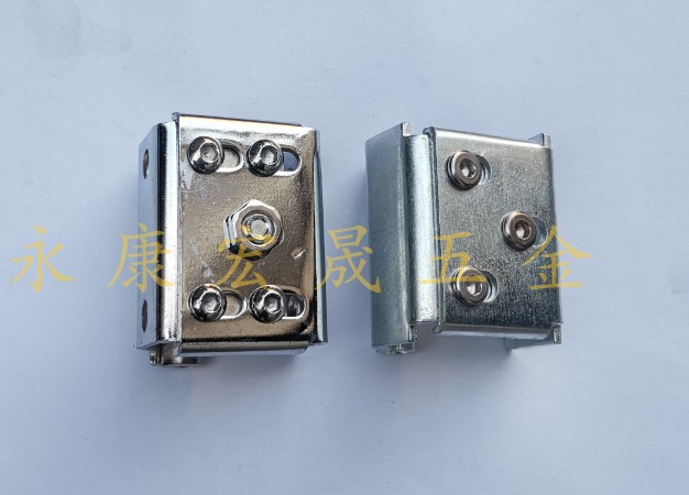 Factory direct fire-proof hidden hinge Anti-theft door fire-proof door thickened 57 cm galvanized chrome-plated dark hinge