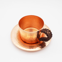 Copper coffee cup