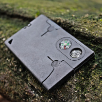 Multifunctional 10-in-1 combination tool card portable Swiss military knife card