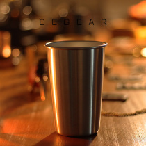 Outdoor camping 304 stainless steel cup camping portable Cup Coffee Cup Cup cup beer glass