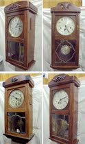 Collection of antique clocks: 70 years ago Germanys Baoxing brand and other musical time wall clocks 4