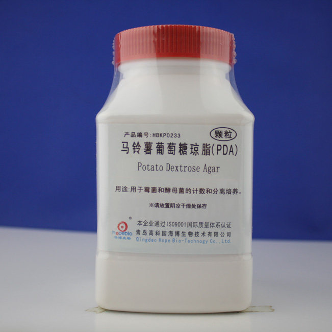 马铃薯葡萄糖琼脂（PDA）（颗粒）  HBKP0233 250克   颗粒培养基