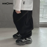 博博猪 Летняя одежда, осенние демисезонные детские штаны, в американском стиле