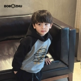 Летняя одежда, зимняя детская флисовая толстовка с капюшоном, 2023