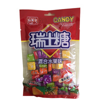 Memories after 80 Swiss sugar cube candy yogurt fruit fudge mixed fruit candy candy 150g