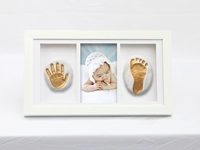 Белая коробка+белая грязь+золотая пигмент три сетки