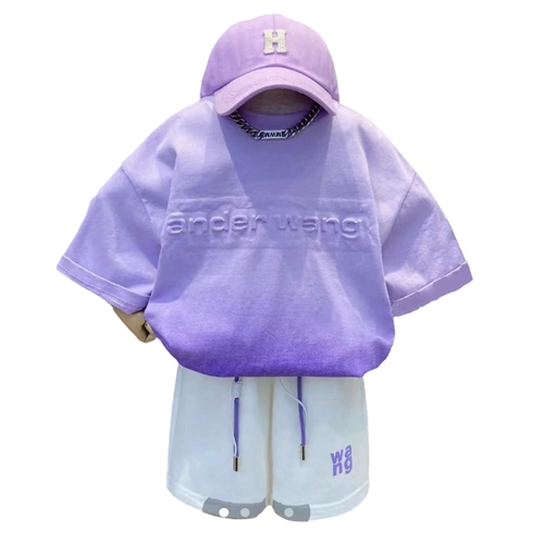 Спортивная пижама для мальчиков, летняя футболка, семейный стиль, короткий рукав