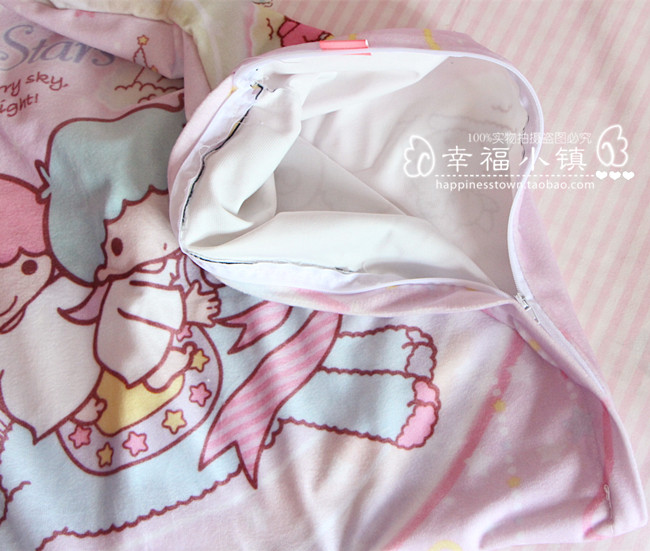 Fantasy Gemini Unicorn Vòng hoa Gemini Mẫu hai mặt khác nhau Dễ thương In gối đơn - Gối trường hợp gối tựa đầu ô tô cao su non