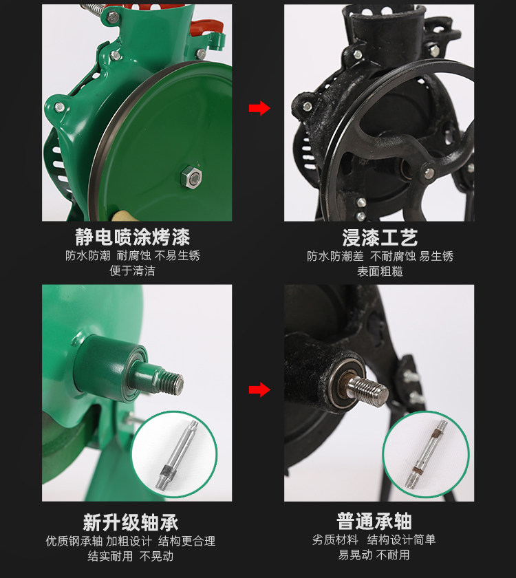 Молотилка 粒净手摇玉米脱粒机家用小型手动剥玉米器电动手工两用玉米脱粒机