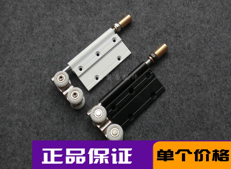 Folding door accessories folding door pulley wooden door hanging wheel without lower rail glass folding sliding door single hinge upper wheel