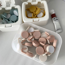 ins Korean wind macaron color small hook hook hook home strong viscose wall hanging non-perforated hook