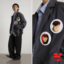 CryingCenter Giant Loving Apple Chest Needle Suit Cries Center